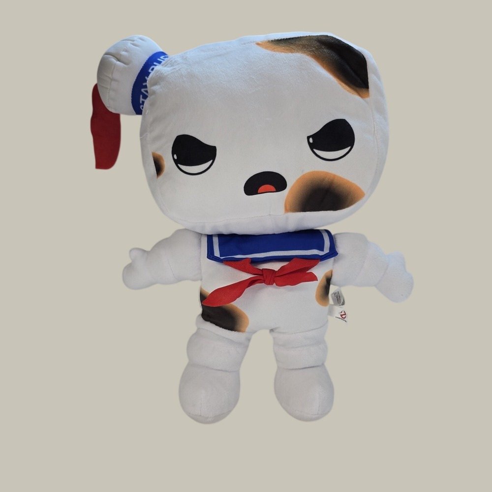 Ghostbusters Frozen Empire Lucky Calico Cat Stay Puft Plush Toy Factory 15"